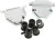 40-9725HMG, D-Sub Backshells HOOD METAL 25 POS. W/RUBBER GROMMET