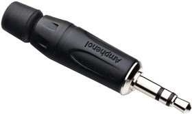 KS3PB, Телефонный аудио разъем, Stereo, 3 контакт(-ов), Штекер, 3.5 мм, Монтаж на Кабель