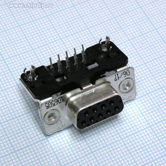 1-106505-2, D-Sub High Density Connectors 9P.HDP20 REC.ASSY 1-106505-2, D-Sub High Density Connectors 9P.HDP20 REC.ASSY