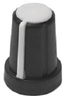 1227-J, Knobs &amp; Dials S/T Control Knob 6mm Flat to 4.5mm