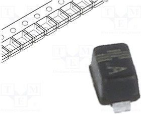 BAS516-CDI, Диод: импульсный, SMD, 85В, 250мА, 4нс, SOD523, Ufmax: 1,25В, Ifsm: 4А