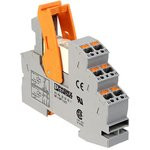 RIF-1-RPT-LDP-24DC/2X21, Универсальное реле, серия RIF-1, интерфейсное, без защелки, DPDT, 24В DC, 8