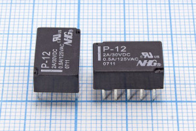 Реле 12В, P-12, 2A 30V/0,5A 125V; №7432 2 реле 12В\\P-12\2A 30V/0,5A 125V\ Реле 12В, P-12, 2A 30V/0,5A 125V; №7432 2 реле 12В\\P-12\2A 30V/0,5A 125V\
