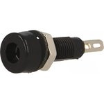 R1-22-B, Гнездо, "банан" 4мм, 10А, 60ВDC, черный, никелированные, -10-80°C R1-22-B, Гнездо, "банан" 4мм, 10А, 60ВDC, черный, никелированные, -10-80°C