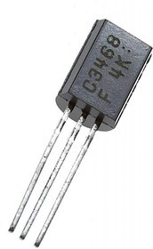 2SC3468, Биполярный транзистор, NPN, 300 В, 0.1 А, 1 Вт (Комплементарная пара 2SА1371)