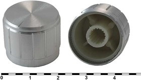21X17BL, Ручка приборная , на вал с зубцами
