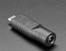 4536, USB Connectors 2.1mm 5VDC Barrel Jack to USB C Adapter
