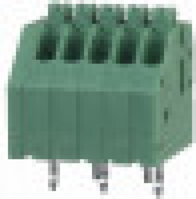 PCB terminal, 5 pole, pitch 2.5 mm, AWG 24-20, 2 A, spring-clamp connection, green, 1990038 PCB terminal, 5 pole, pitch 2.5 mm, AWG 24-20, 2 A, spring-clamp connection, green, 1990038