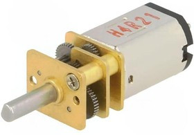 3055, Двигатель: DC, с редуктором, HPCB 12V, 12ВDC, 750мА, Ось: D профиль