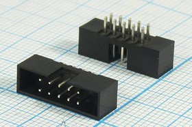 Разъем (IDC) BH2-10 вилка, шаг P2.0x2.0, контакты 10P, на плату, BH2-10