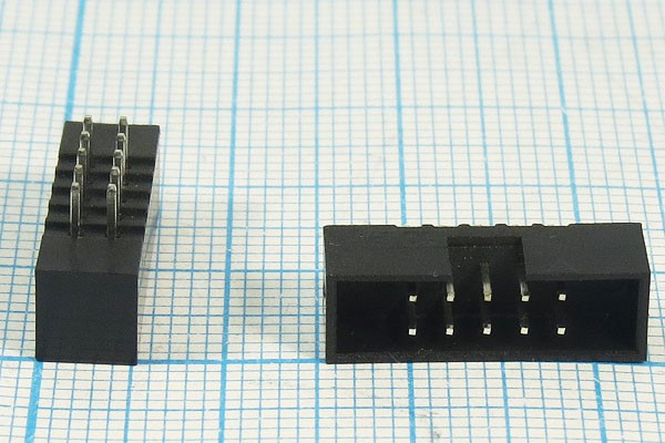 Разъем (IDC) BH2-10 вилка, шаг P2.0x2.0, контакты 10P, на плату, BH2-10