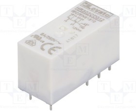 HR302CD012, Реле: электромагнитное, DPDT, Uобмотки: 12ВDC, 8A/250ВAC, 8A