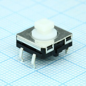 B3W4050, Кнопка тактильная 12х12мм 1.96N 0.05A 24В 3000000циклов, толкатель- квадрат 3.8мм