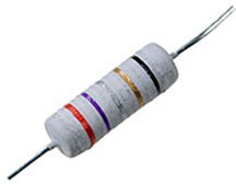 L-KLS6-KNP-3W-0R27-JA, (KNP 3W 0.27 +5%), Проволочный круглый резистор постоянный 3Вт 0.27Ом +5% +300ppm/°C
