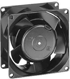 8830N, 8000 N Series Axial Fan, 115 V ac, AC Operation, 36m³/h, 8W, 70mA Max, 80 x 80 x 38mm
