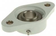 2 Hole Flange Bearing Unit, PSFT20CR, 20mm ID