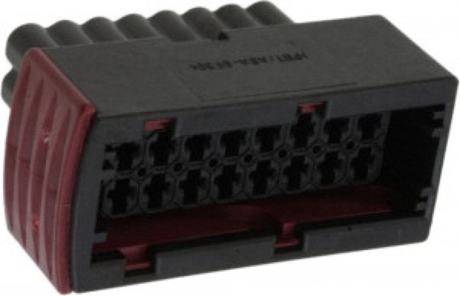 1-967242-1, Conn Housing RCP 16 POS 5mm Crimp ST Cable Mount Black Carton 1-967242-1, Conn Housing RCP 16 POS 5mm Crimp ST Cable Mount Black Carton