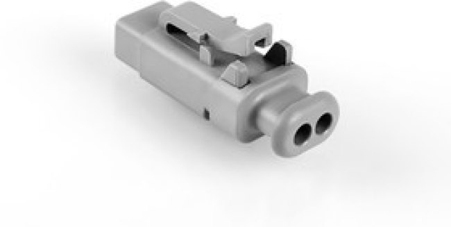 ATM06-2S-SR01GY, Automotive Connectors 2 Pin Plug w/ Strn Rlf ATM06-2S-SR01GY, Automotive Connectors 2 Pin Plug w/ Strn Rlf
