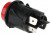 SP6018C1G0000, Illuminated Push Button Switch, Latching, Panel Mount, 25mm Cutout, DPST, Red LED