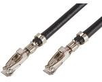 217500-1122, Rectangular Cable Assemblies Pre-Crimped Lead 150mm 22 AWG, Blk