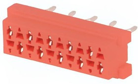 1-215079-0, Conn Ribbon Cable Connector F 10 POS 1.27mm Solder ST Top Entry Thru-Hole Reel