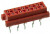 1-215079-0, Conn Ribbon Cable Connector F 10 POS 1.27mm Solder ST Top Entry Thru-Hole Reel