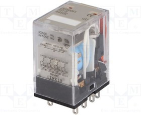 MY4-48DC, Реле: электромагнитное, 4PDT, Uобмотки: 48ВDC, 5A/220ВAC, 5A/24ВDC