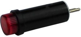 91-NWR12H-CRO, LED Panel Mount Indicator Uni-Color Red 634nm 2800mcd 2-Pin