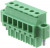 1863042, Pluggable Terminal Blocks 6 Pos 3.5mm pitch Plug 28-16 AWG Screw