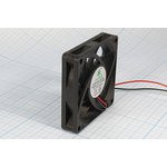 Вентилятор постоянного тока 24 Вольта, 70x70x10мм, подшипник скольжения, 4000об/мин, ВН261 вент 70x7