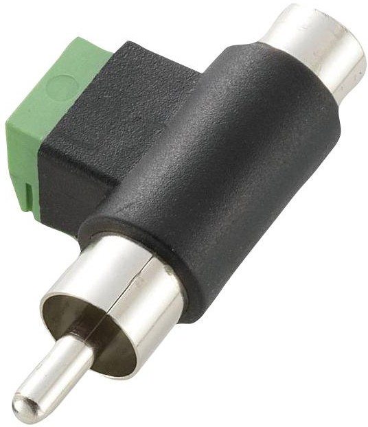 CLB-JL-8106, Phono Plug to Socket Adaptor, 2x Screw Terminal Connectors