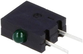 KM2520EH/1SGD, KM2520EH/1SGD, Green Right Angle PCB LED Indicator, Through Hole 2.5 V