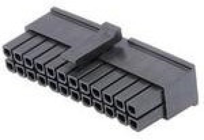 0430252400, Вилка, провод-плата, "мама", micro-Fit 3.0, 3мм, PIN: 24, на провод