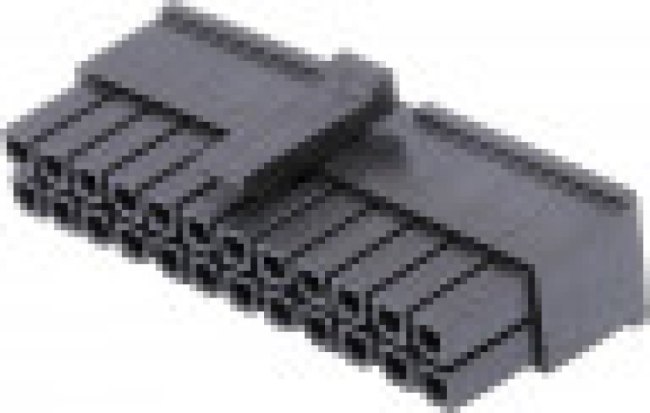 0430252400, Вилка, провод-плата, "мама", micro-Fit 3.0, 3мм, PIN: 24, на провод