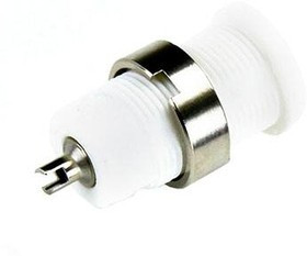 CT2242-9, Test Plugs &amp; Test Jacks 4mmSafetyJack,Solder Slot - Panel, White