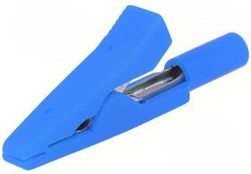 AX-CR-2PM-BL, Зажим "крокодил", 10А, 60ВDC, синий, Длина: 41,5мм AX-CR-2PM-BL, Зажим "крокодил", 10А, 60ВDC, синий, Длина: 41,5мм