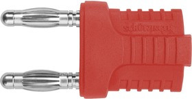 KURZ144IGMBNI-RT, Соединительный мост, "банан" 4мм, 12А, 33ВAC, 70ВDC, красный