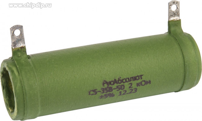 С5-35В 50 Вт 2 кОм 5% резистор (аналог ПЭВ-50) 2023г С5-35В 50 Вт 2 кОм 5% резистор (аналог ПЭВ-50) 2023г