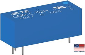 OMR-C-112H,V000, REED RELAY, SPST-NO, 12VDC, THT