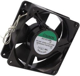 A2123-HBL(7).GN, Вентилятор осевой, 230В AC, 120x120x38мм, подшипник качения, 190,4(±10%)куб.м/ч, 44дБА