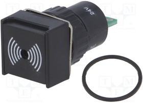 LAS1-AF-B/24V, Переключатель зуммер, Выводы под пайку, Отв 16мм, IP40, 24ВDC