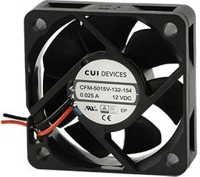 CFM-5010V-052-300, DC Fans 5Vdc 1.3W 13CFM DC Axial 50x50x10mm
