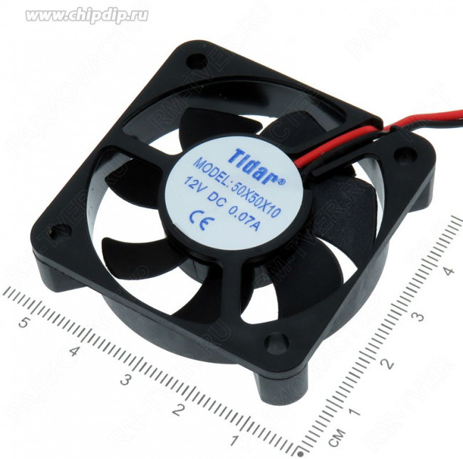 Вентилятор Tidar RQD 5010MS 50x10 12v 0.07a 2 pin Вентилятор Tidar RQD 5010MS 50x10 12v 0.07a 2 pin