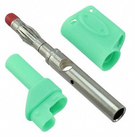 BU-3110410-5, Test Plugs &amp; Test Jacks STACKABLE PLUG 10 AWG GREEN