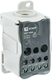 Блок распределительный КРОСС крепеж на панель и DIN КБР-400А EKF plc-kbr400