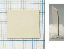 Пьезоэлемент ультразвуковой, размер 15.0x15.0x0.7, форма пластина, частота 9кГц, модель AW3Y15015006