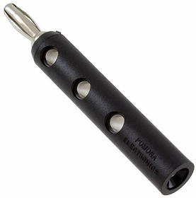 3364-0, Test Plugs &amp; Test Jacks BANANA PLUG (BLACK)