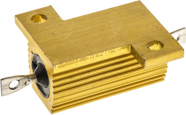 HS25-25KJ, Резистор проволочный, с радиатором, винтами, 25кОм, 25Вт, ±5%