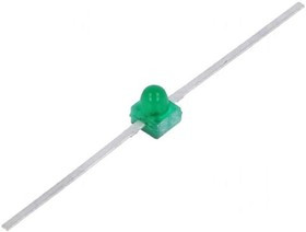 HLMP-6500, Светодиод, Зеленый, Сквозное Отверстие, 1.9mm, 10 мА, 2.1 В, 569 нм