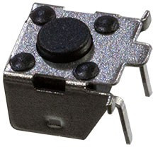 IT-1102US9-160G-G, кнопка тактовая угловая 7х7 SMD h=4.3мм (аналог IT4-1102US9-160G-G)